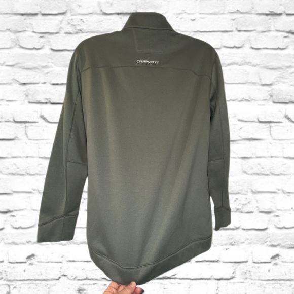 Nike Golf 1/4 Zip Pullover XL Green UNC Charlotte 49ers Swoosh Fleece - Picture 4 of 11